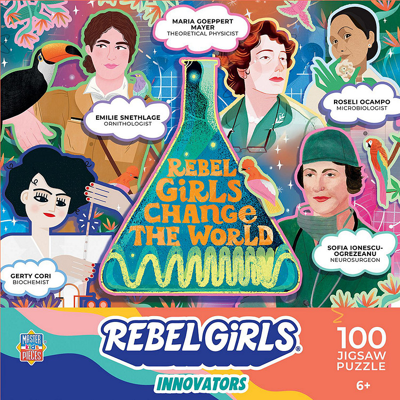 MasterPieces Rebel Girls - Inventors 100 Piece Jigsaw Puzzle Image