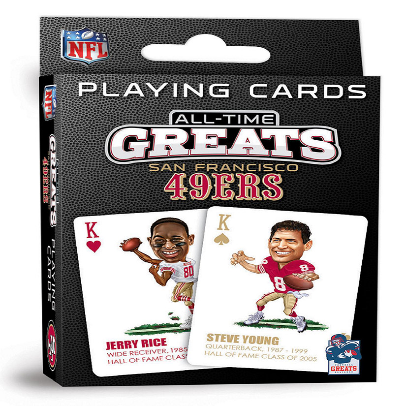 Masterpieces San Francisco 49ers All-Time Greats Playing Cards