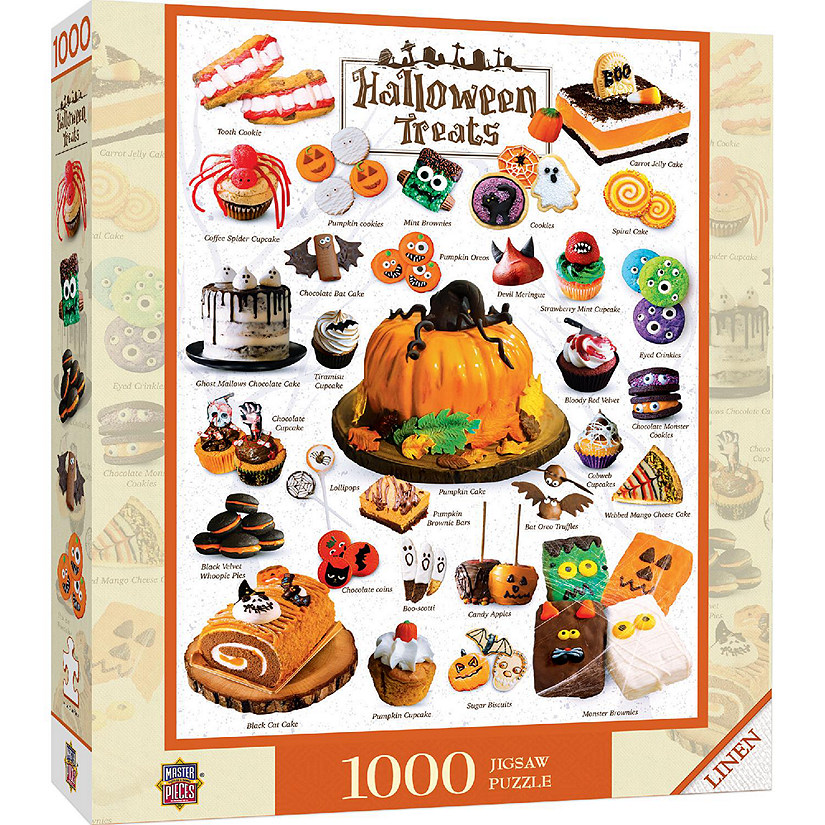 MasterPieces Scrumptious - Halloween Treats 1000 Piece Jigsaw Puzzle Image