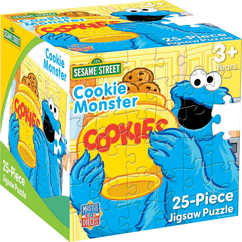 MasterPieces Sesame Street - Cookie Monster 25 Piece Jigsaw Puzzle Image
