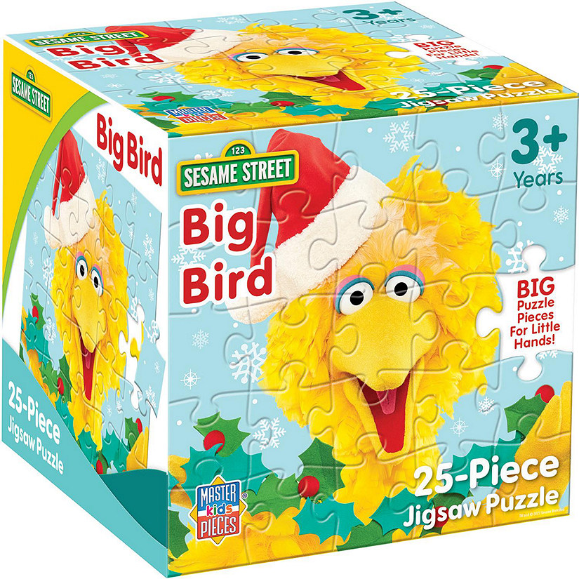 MasterPieces Sesame Street Holiday - Big Bird 25 Piece Jigsaw Puzzle Image