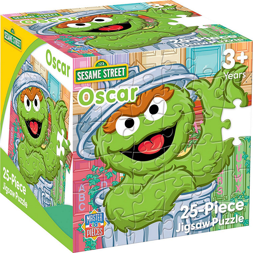 MasterPieces Sesame Street - Oscar the Grouch 25 Piece Jigsaw Puzzle Image