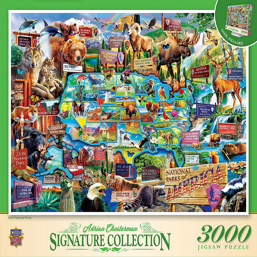MasterPieces Signature Collection - USA National Parks 3000 Piece Puzzle Image