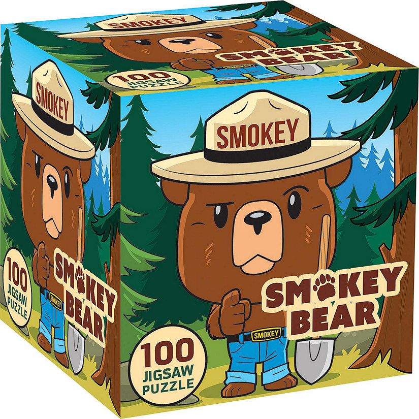 MasterPieces Smokey Bear - 100 Piece Square Jigsaw Puzzle for kids Image