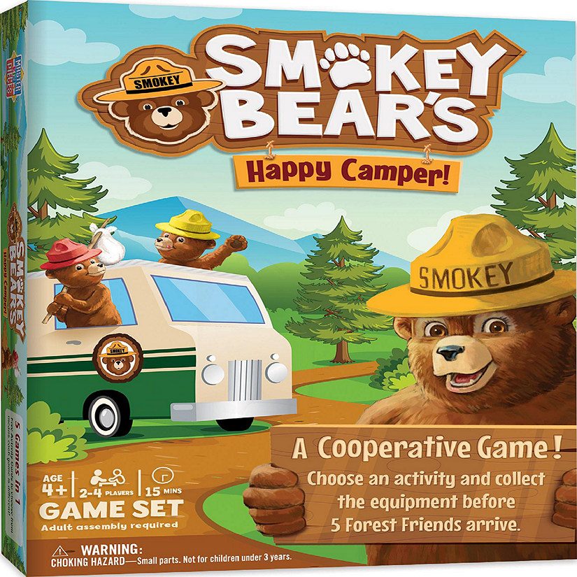 MasterPieces Smokey Bear's Happy Camper Co-Op Game for Kids Image