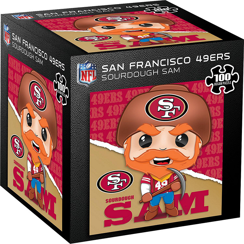 MasterPieces Sourdough Sam - San Francisco 49ers Mascot 100 Piece Jigsaw Puzzle Image