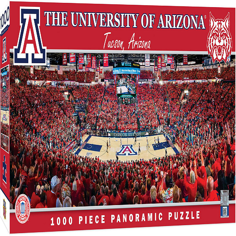 MasterPieces Sports Panoramic Puzzle - NCAA Arizona Wildcats Basketball Image
