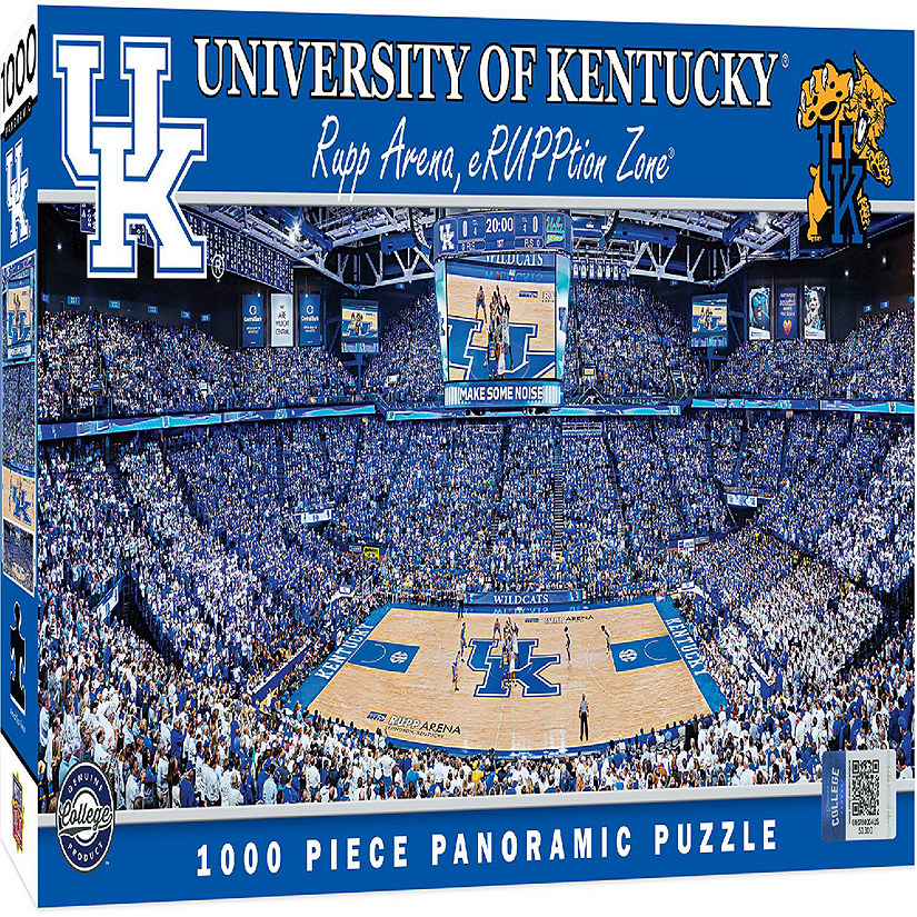 MasterPieces Sports Panoramic Puzzle - NCAA Kentucky Wildcats Basketball Image