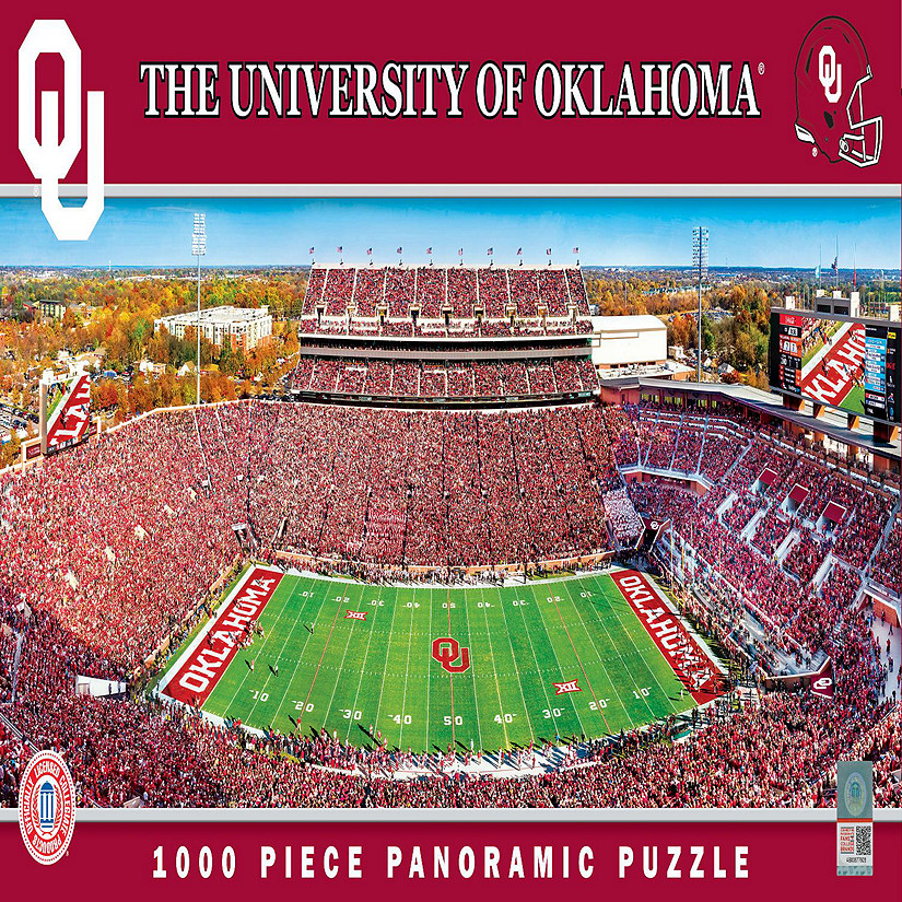 MasterPieces Sports Panoramic Puzzle - NCAA Oklahoma Sooners Center View Image