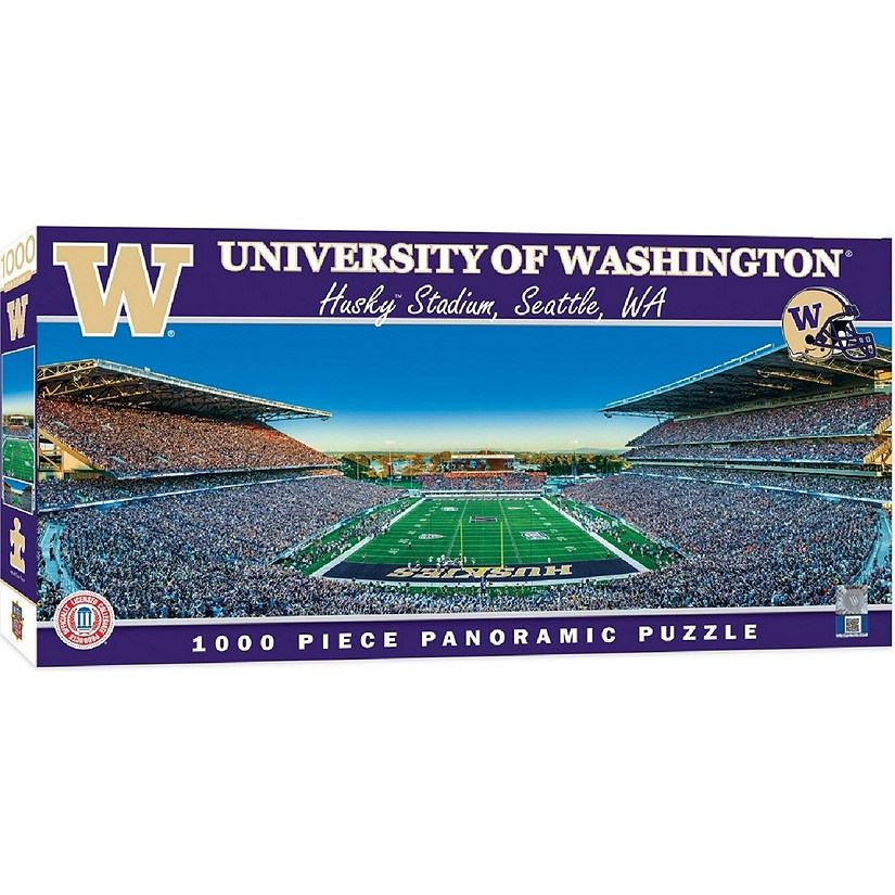 MasterPieces Sports Panoramic Puzzle - NCAA Washington Huskies Endzone View Image