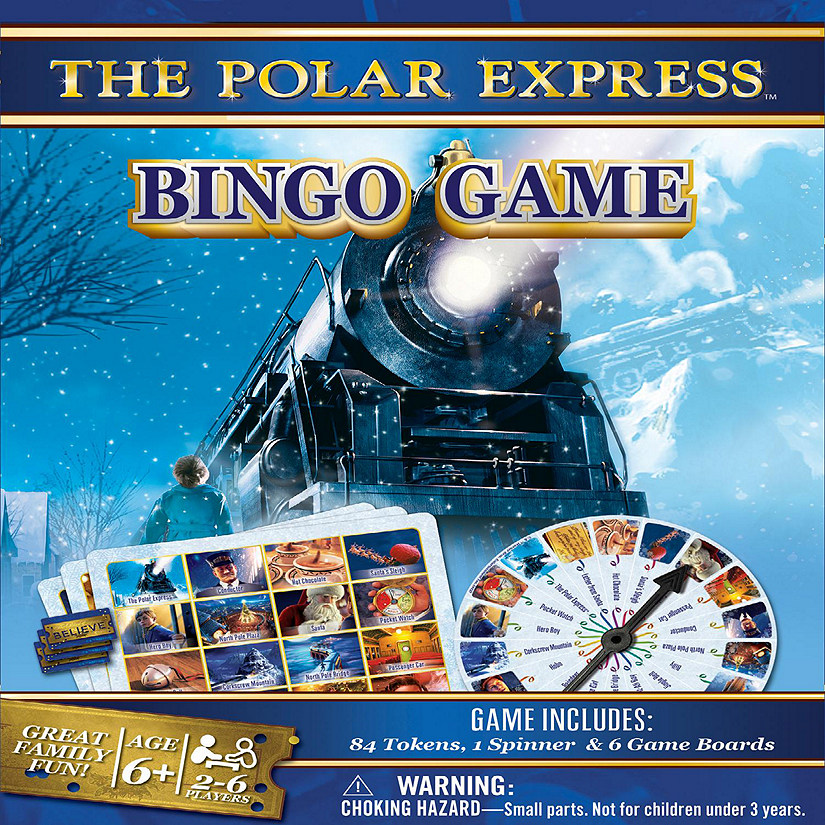 MasterPieces The Polar Express Bingo Game for Kids and Families ...