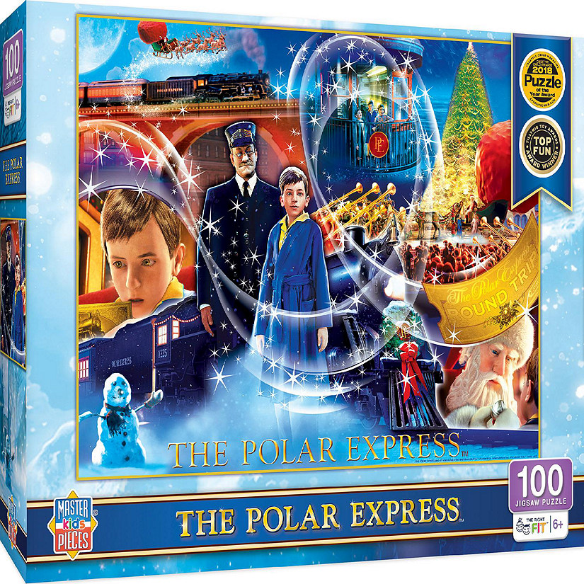 MasterPieces The Polar Express - Golden Ticket 100 Piece Jigsaw Puzzle Image