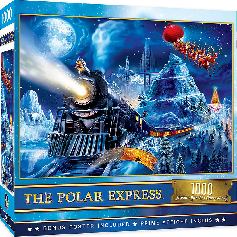 MasterPieces The Polar Express - Race to the Pole 1000 Piece Puzzle Image