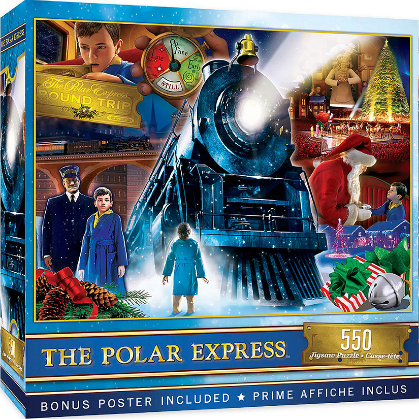MasterPieces The Polar Express - Ride 550 Piece Glitter Jigsaw Puzzle Image