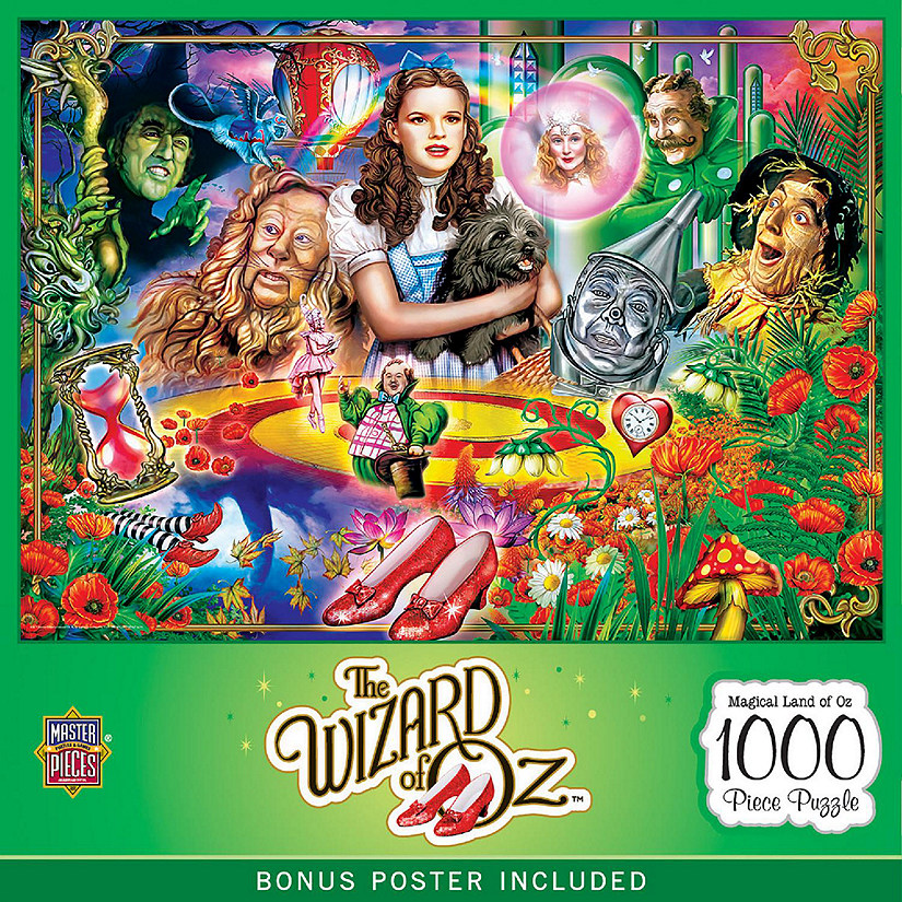 MasterPieces The Wizard of Oz - Magical Land of Oz 1000 Piece Puzzle Image