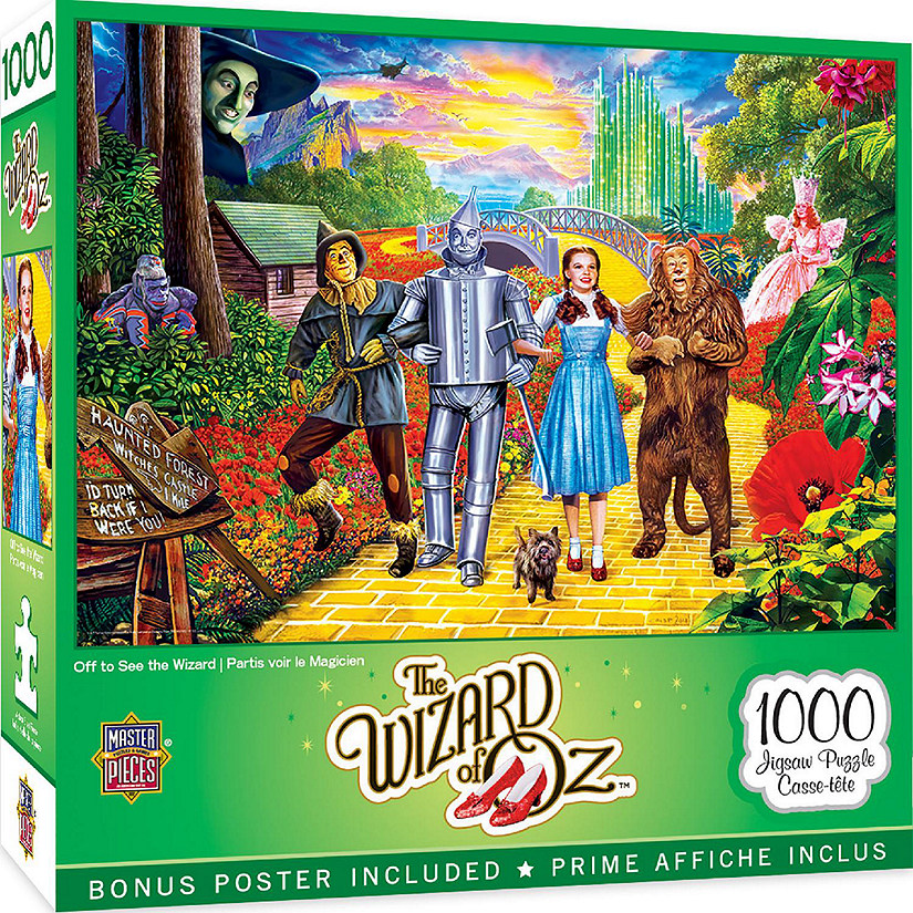 MasterPieces The Wizard of Oz - Off to See the Wizard 1000 Piece Puzzle Image
