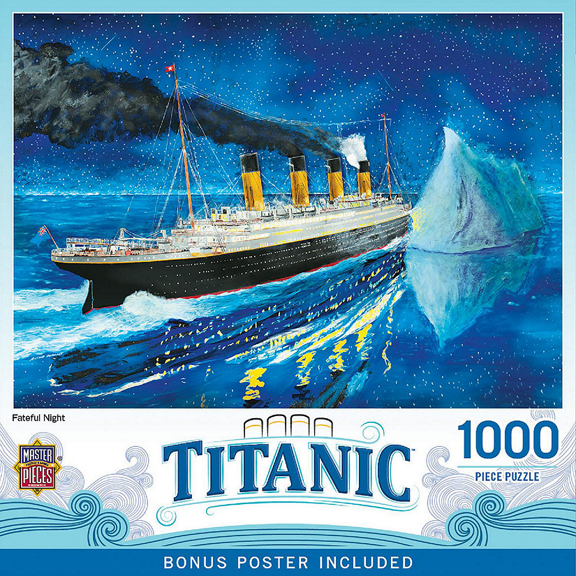 MasterPieces Titanic - Fateful Night 1000 Piece Jigsaw Puzzle Image