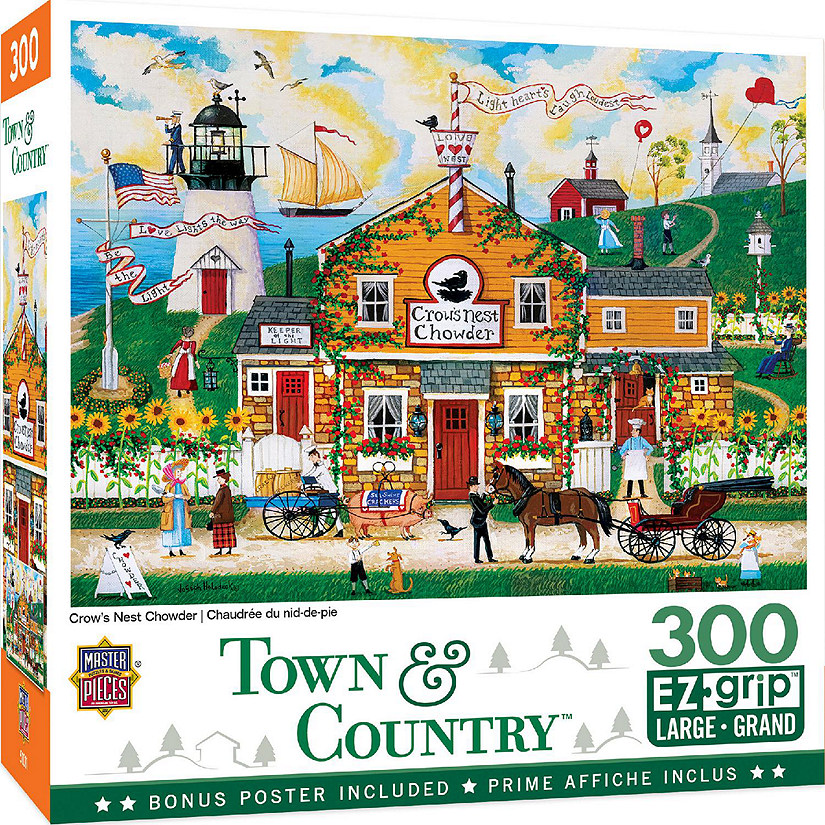 MasterPieces Town & Country - Crow's Nest Chowder 300 Piece EZ Grip Puzzle Image