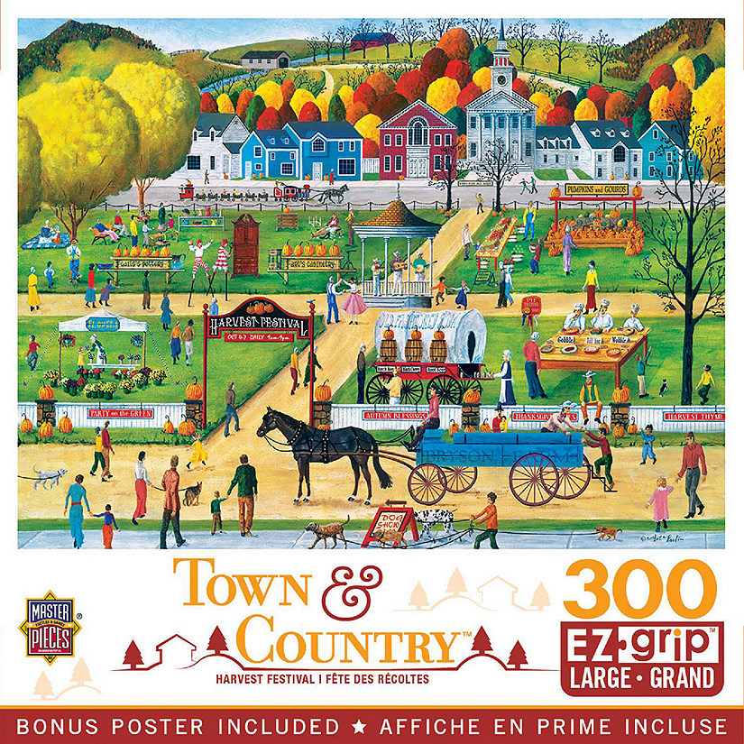 MasterPieces Town & Country - Harvest Festival 300 Piece EZ Grip Puzzle Image