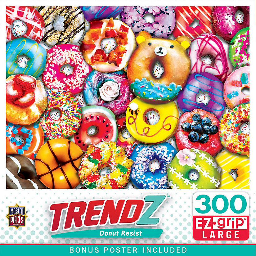 MasterPieces Trendz - Donut Resist 300 Piece EZ Grip Jigsaw Puzzle Image