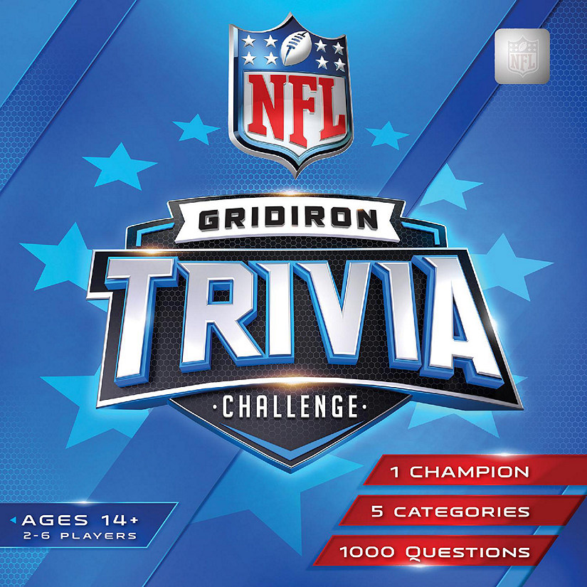 Masterpieces trivia challenge board game nfl gridiron trivia 