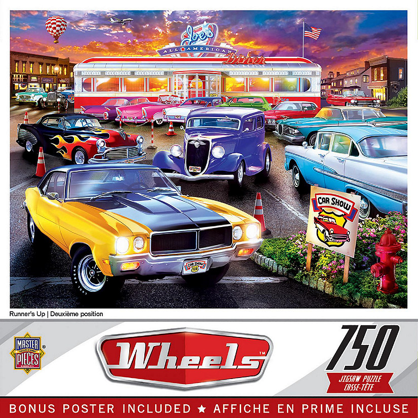 MasterPieces Wheels - Runner's Up 750 Piece Jigsaw Puzzle for Adults Image