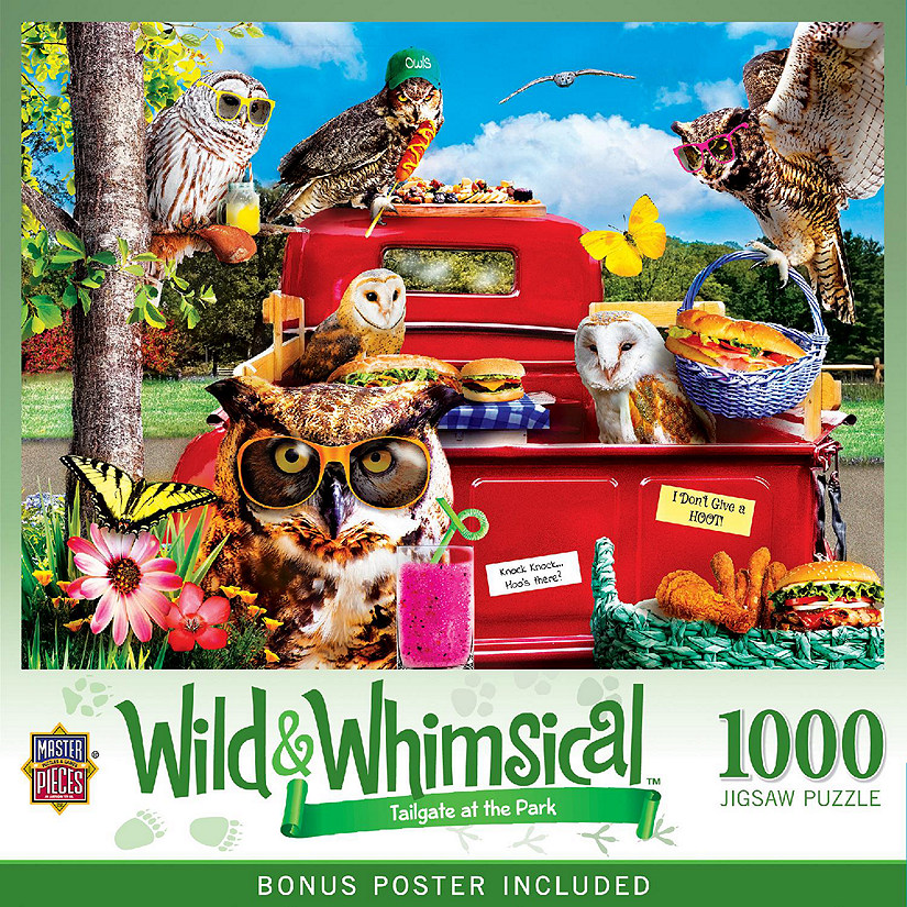 MasterPieces Wild & Whimsical - Tailgate at the Park 1000 Piece Puzzle Image