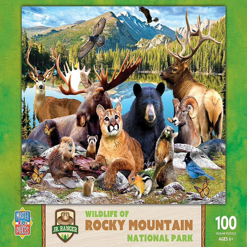 MasterPieces Wildlife of Rocky Mountain National Park - 100 Piece Puzzle Image