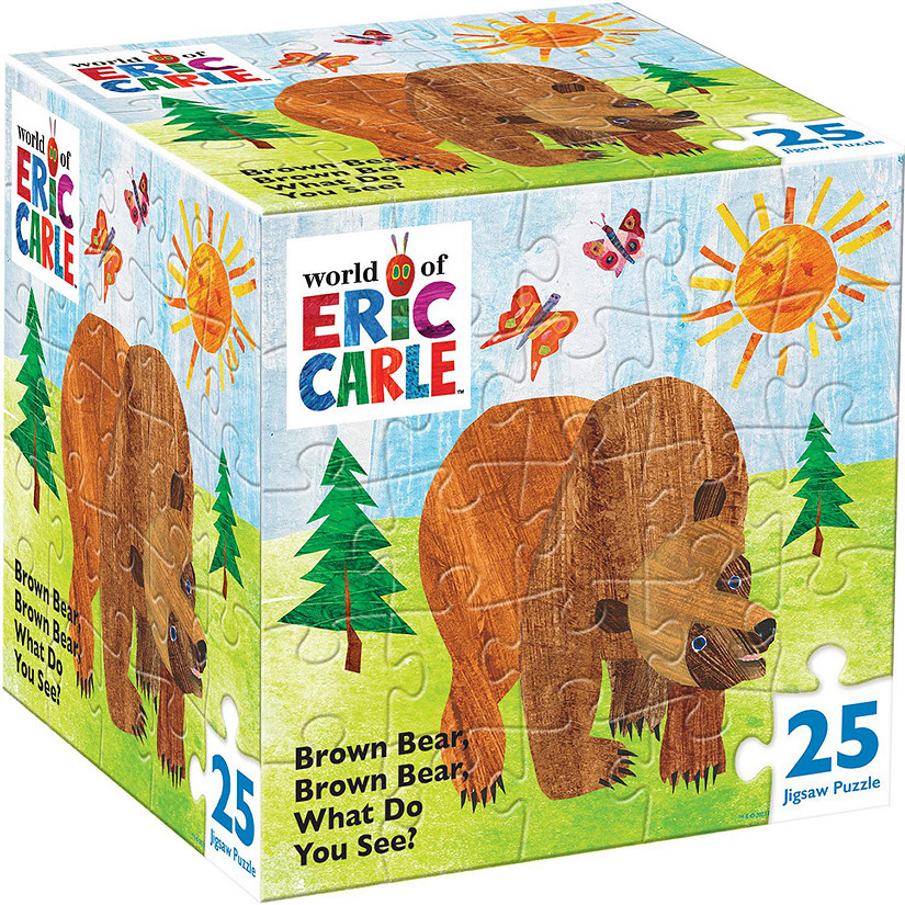 MasterPieces World of Eric Carle - Brown Bear 25 Piece Jigsaw Puzzle Image