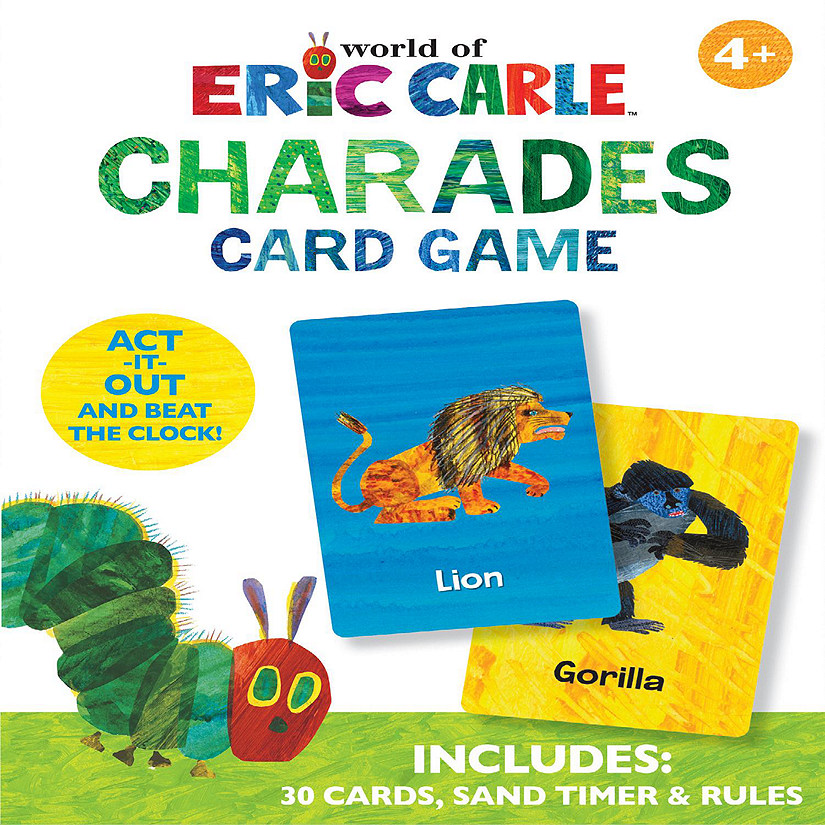 MasterPieces World of Eric Carle Charades Travel Card Game for Kids Image