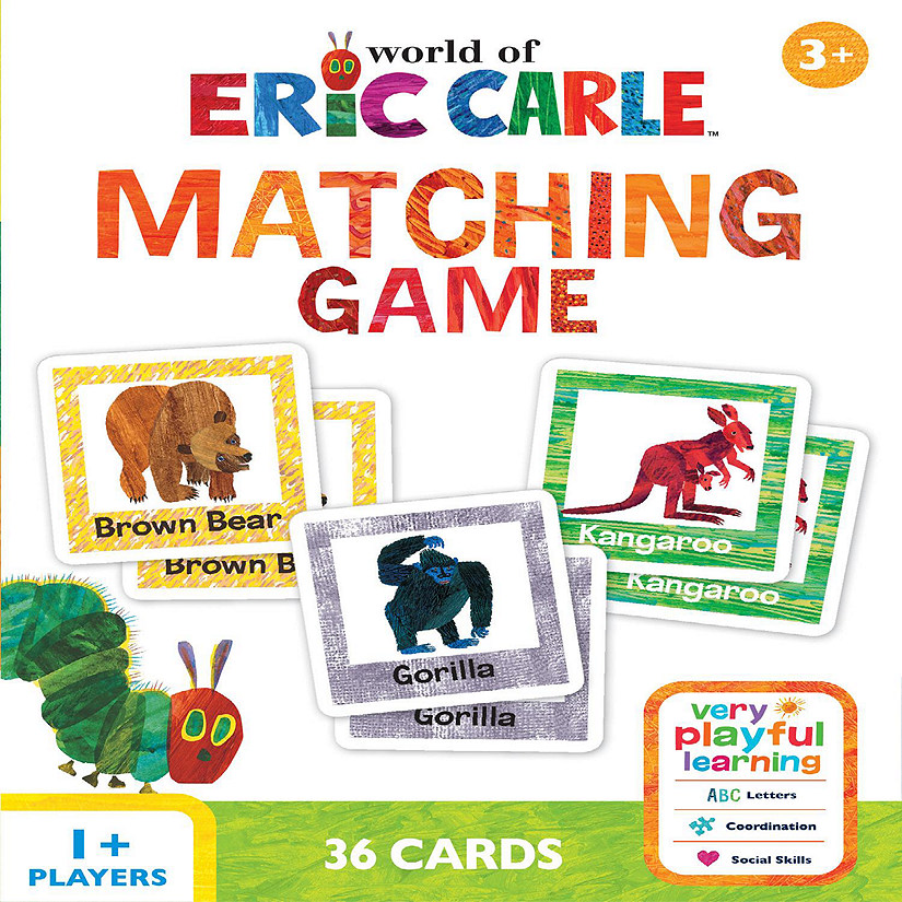 MasterPieces World of Eric Carle Matching Travel Game for Kids Image