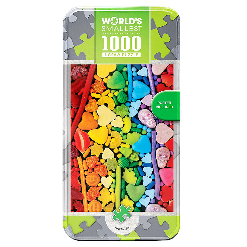 MasterPieces World's Smallest - Rainbow Candy 1000 Piece Jigsaw Puzzle Image