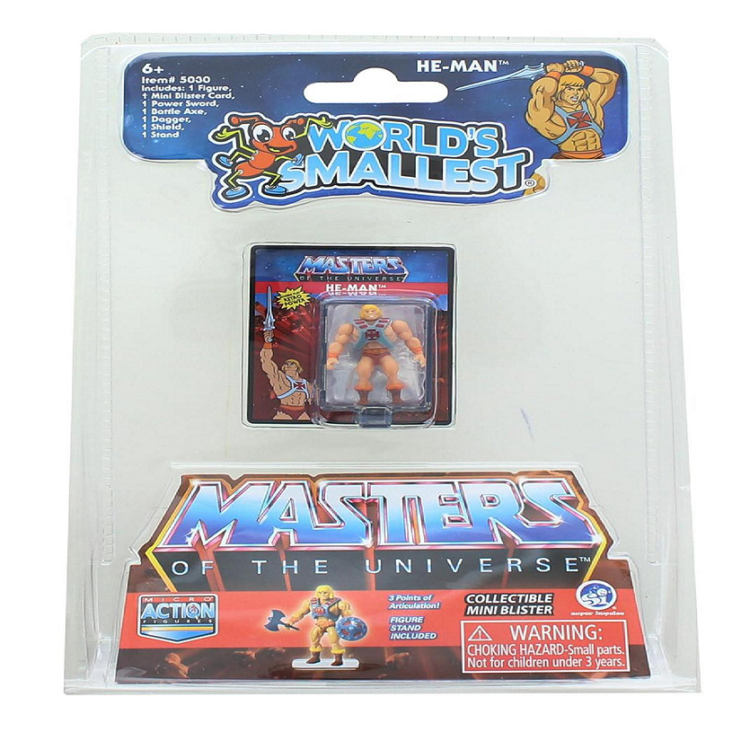 Masters of the Universe World's Smallest Microa Action Figure  He-Man Image