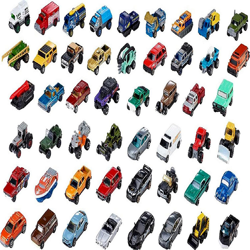 Matchbox Cars, 50 Pack Toy Cars and Trucks, 1:64 Scale Image