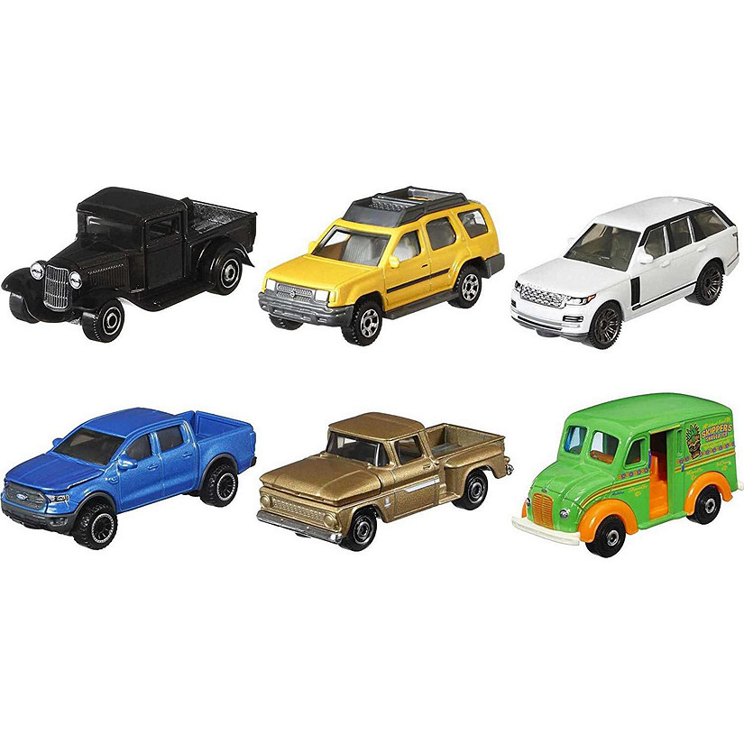 Matchbox Moving Parts City Streets Multipack, Collection of 6 1:64 ...