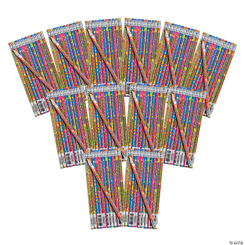 Math Pencils Oriental Trading