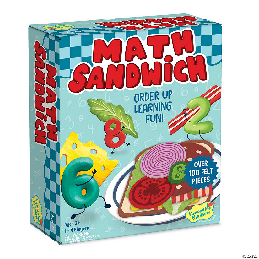 Math Sandwich Preschool Math Game Image