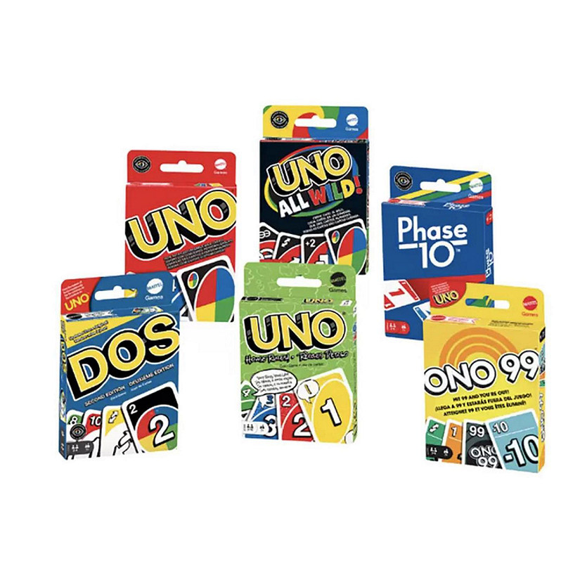 Mattel Classic Card Game Bundle 6 Pack Image