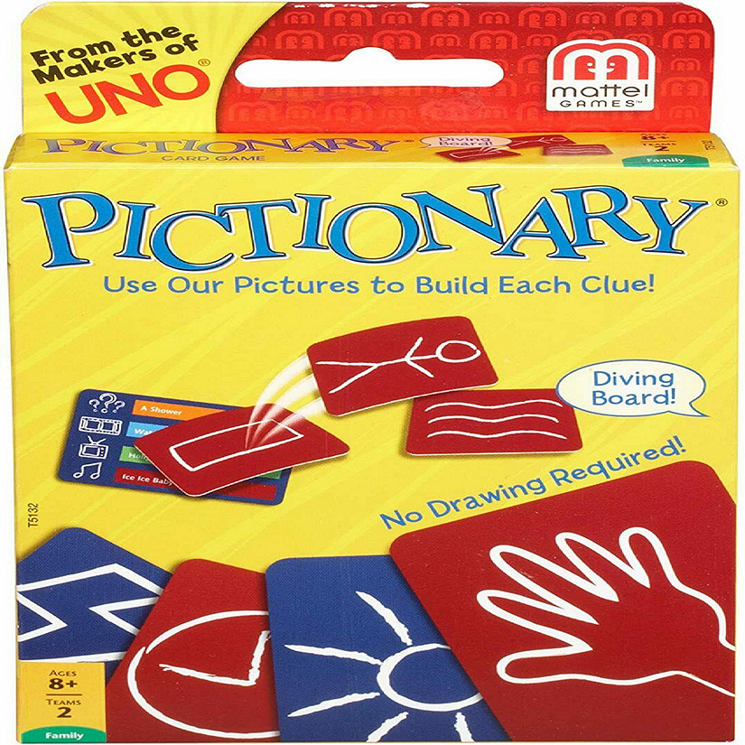 Mattel Games Pictionary Card Game Oriental Trading