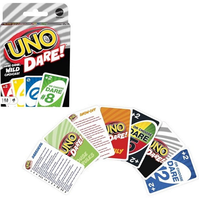 Mattel Games Uno Dare Wild Choices Card Game