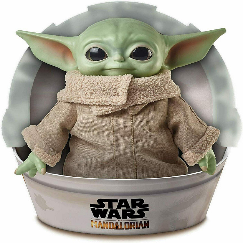 MATTEL Star Wars Mandalorian The Child 11" Plush Baby Yoda Doll Image