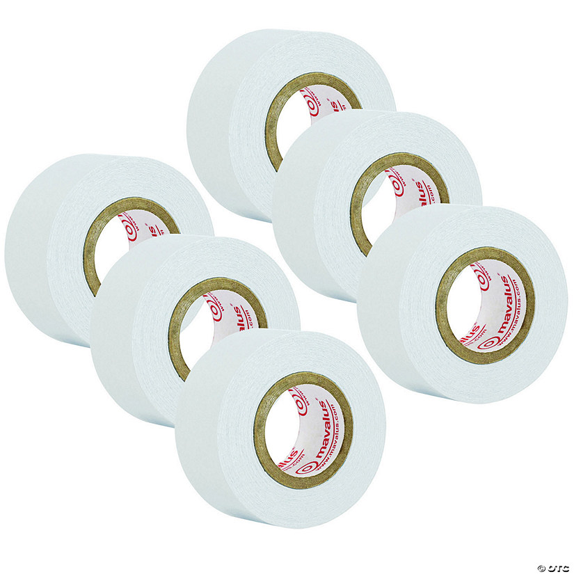 Mavalus Tape, 1" x 324", White, 6 Rolls Image