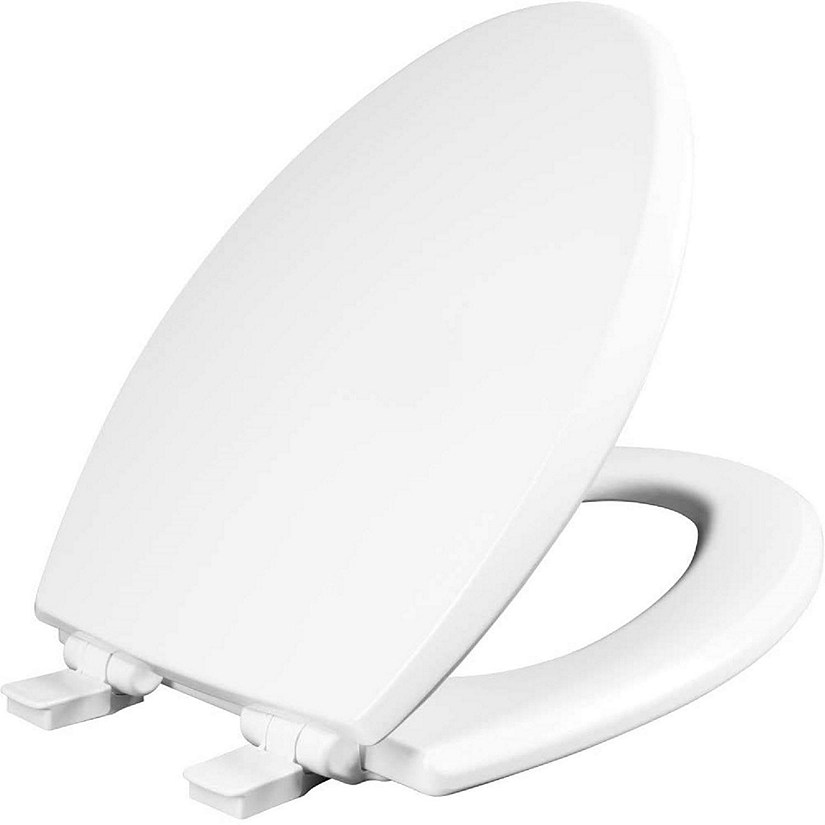 Bone Mayfair 1847SLOW 006 Kendall Slow-Close Premium Hinge Removable Enameled Wood Toilet Seat that will Never Loosen 1 Pack Elongated 