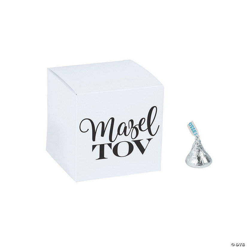 Mazel Tov Favor Boxes - 12 Pc. Image