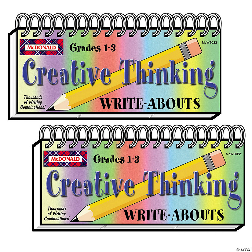 McDonald Publishing Creative Thinking Write-Abouts, Grade 1-3, Pack of 2 Image