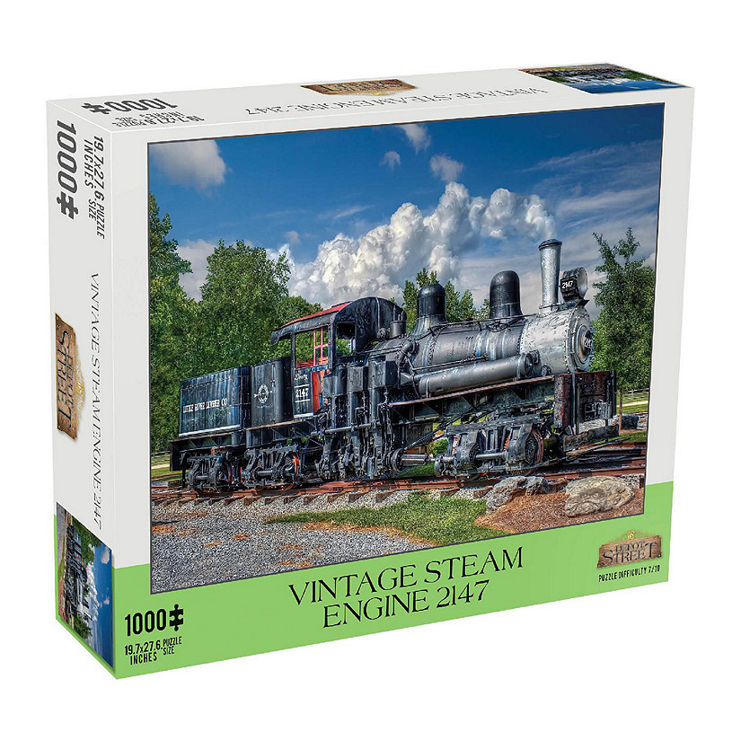 Mchezo 1000 Piece Train Lover Jigsaw Puzzle: Vintage Steam Engine 2147 Image