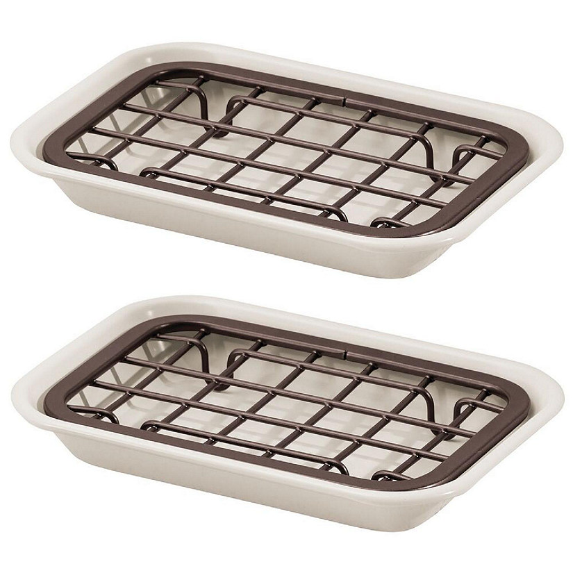 iDesign Stainless Steel 2-Piece Sponge Tray