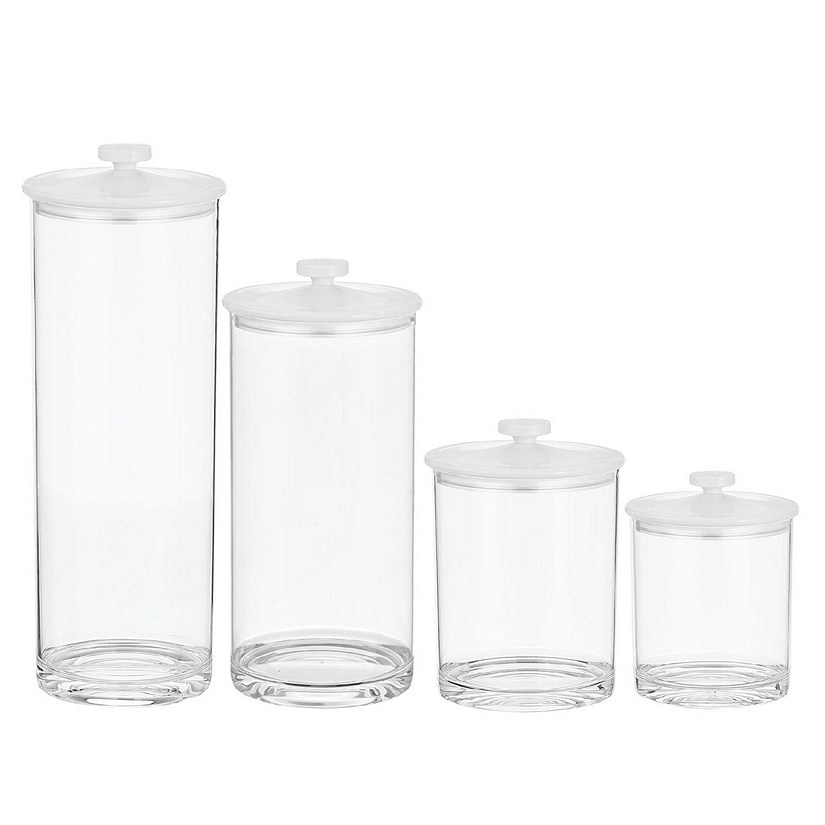mDesign Kitchen Airtight Apothecary Acrylic Canister