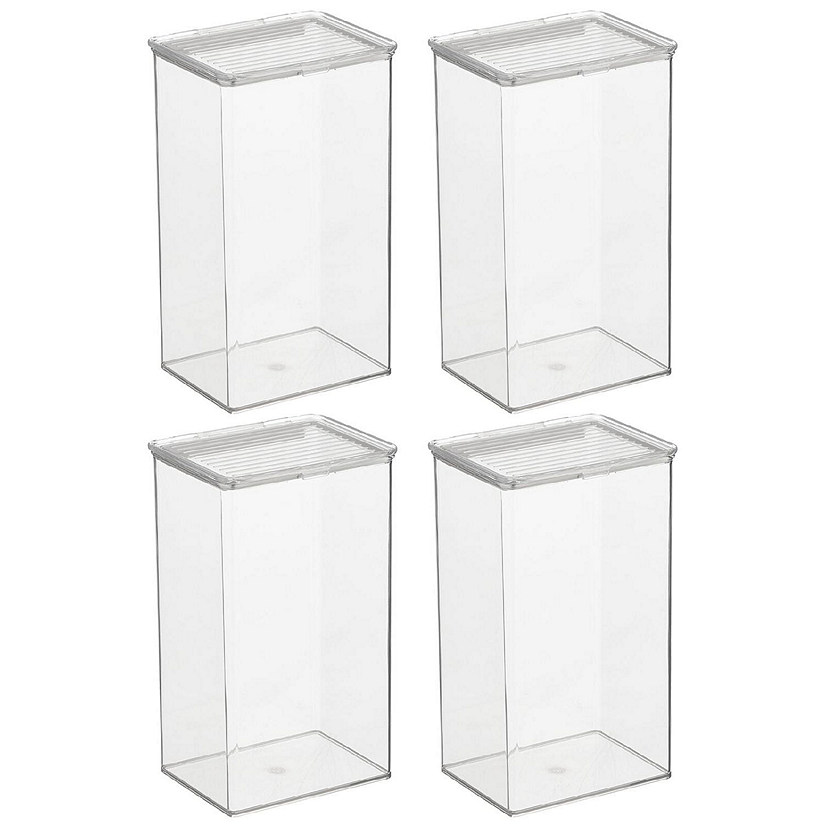 Clear Food Storage Containers Stackable Kitchen Sealed Jar Kitchen