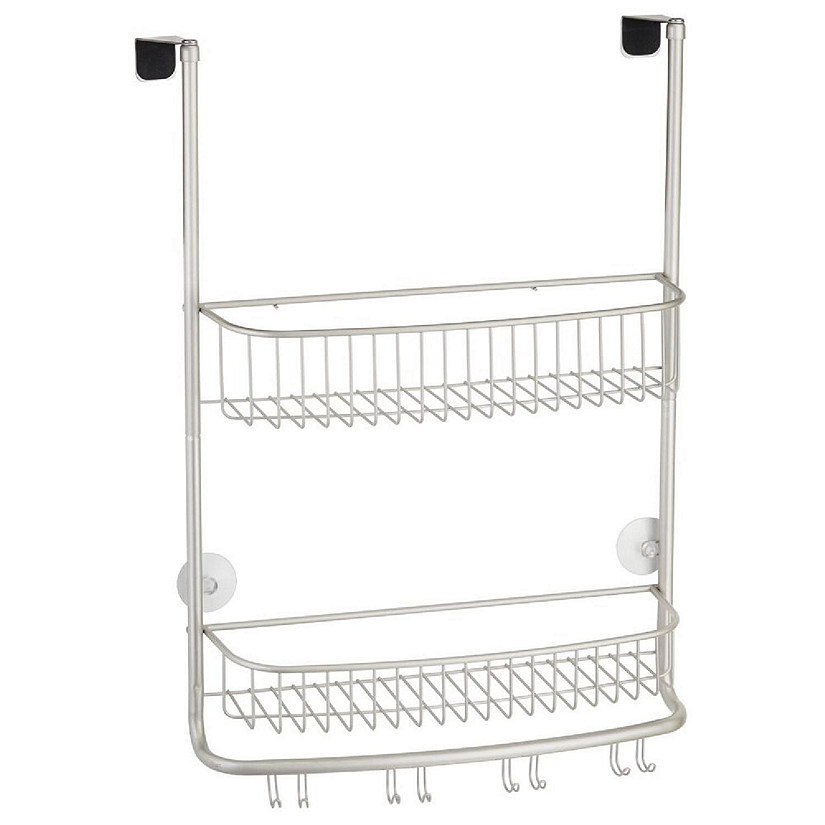 White Two Tiered Bath Caddy